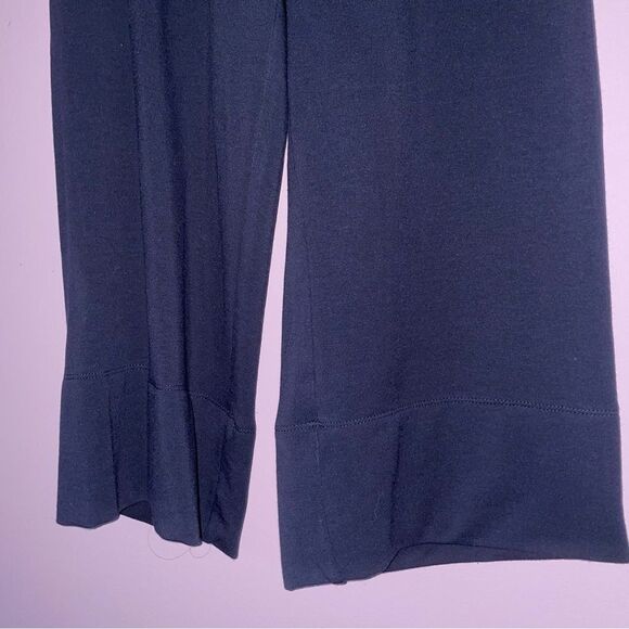 Quince Size XS Modal Sweatpants Wide Leg Crop Navy Pull On - Picture 3 of 8